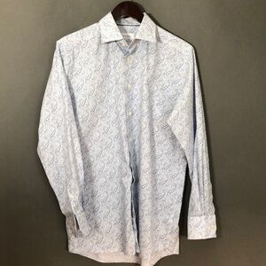 Eton men’s paisley shirt, contemporary fit, size 15.5” neck.